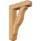 Ekena Millwork Funston Craftsman Smooth Bracket w/ Offset Brace, Western Red Cedar, 7 1/2"W x 30"D x 42"H BKT0806X30X42FST04SWR - alternate 1